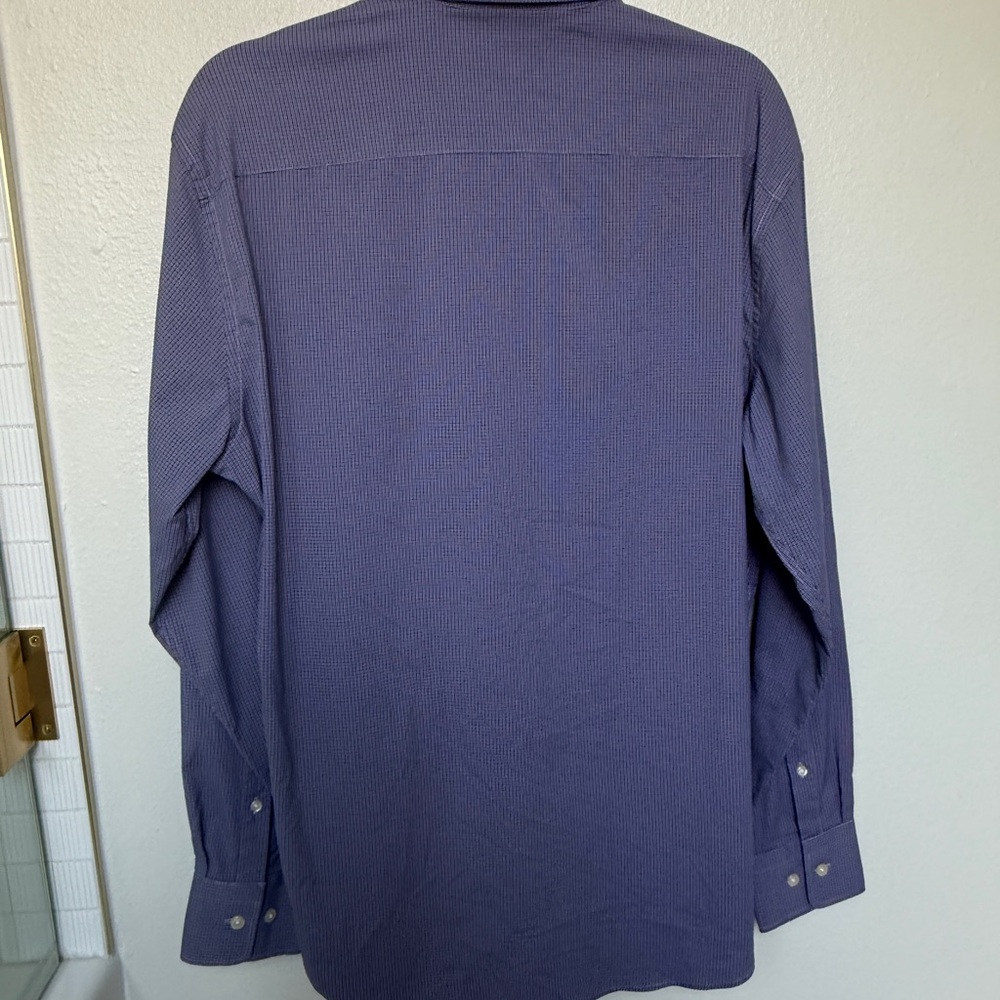 Peter Millar Men's Button-Down Shirt in Purple - Picture 8 of 12